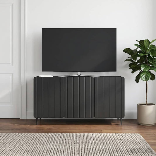 TV Cabinet Black 99 x 34.5 x 52 cm Engineered Wood