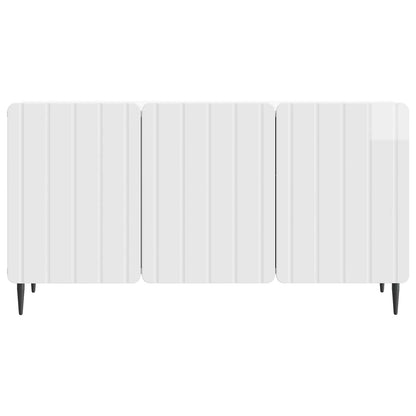 TV Cabinet 99 x 34.5 x 52 cm High Gloss White Engineered Wood