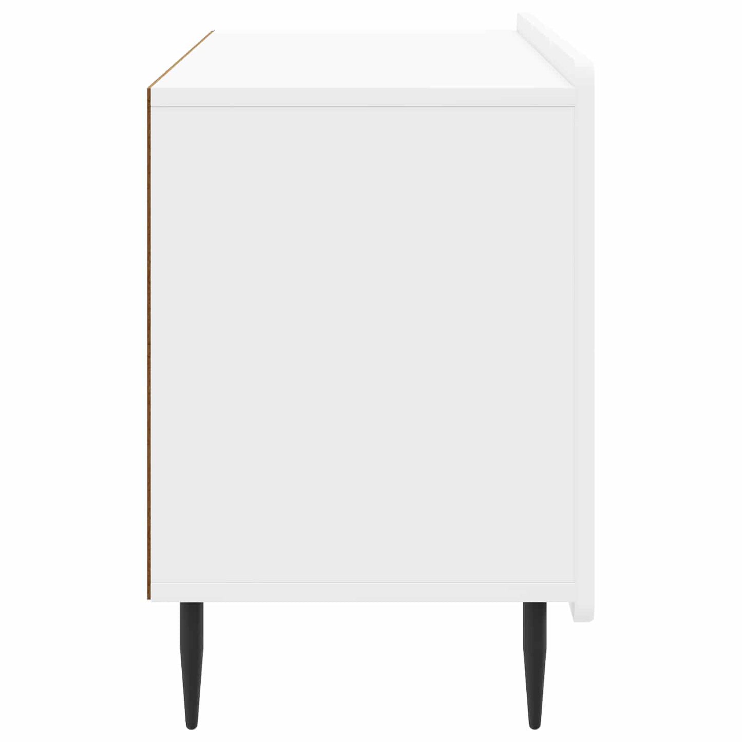 TV Cabinet 99 x 34.5 x 52 cm High Gloss White Engineered Wood