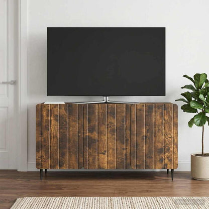 TV Cabinet Smoked Oak 99 x 34.5 x 52 cm Engineered Wood