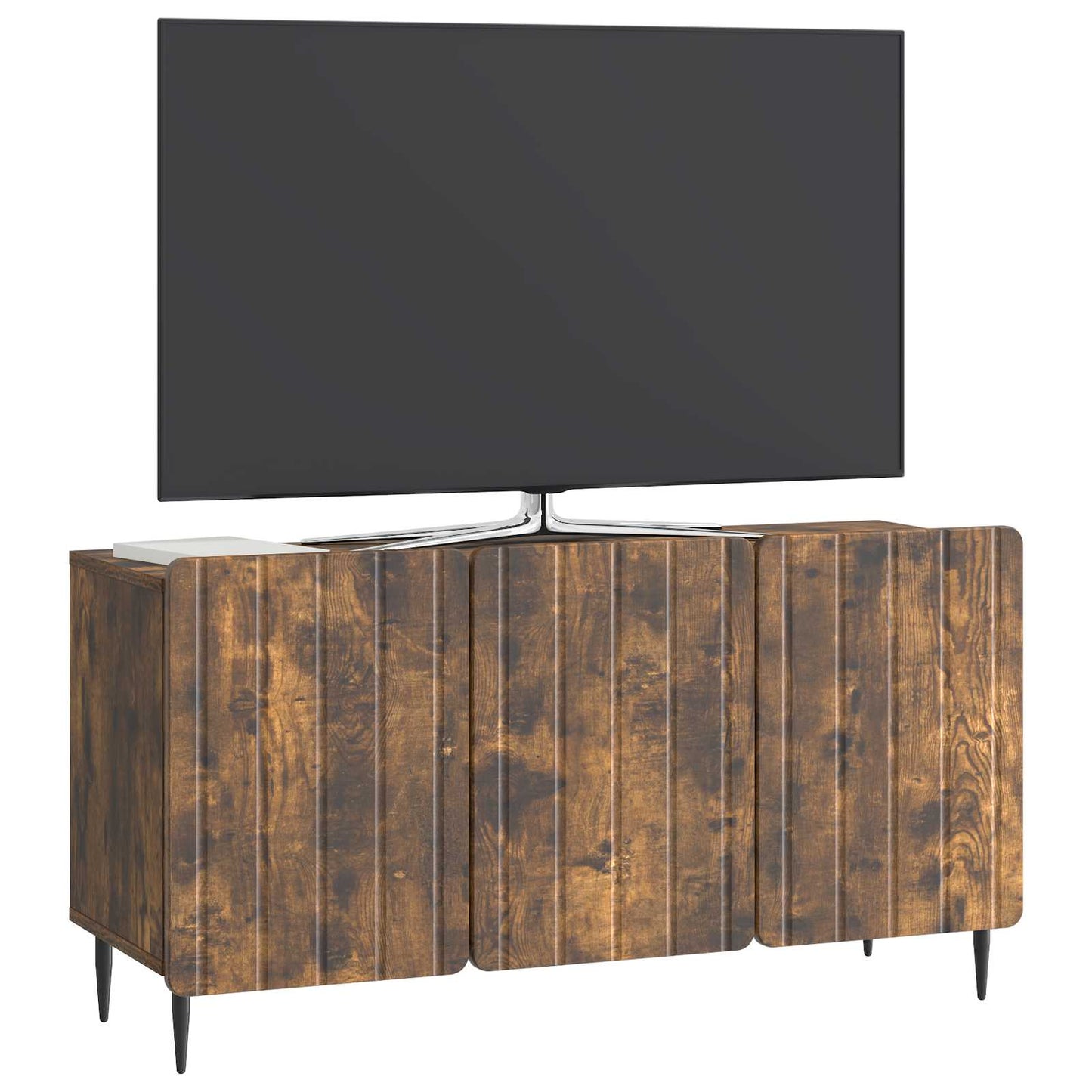 TV Cabinet Smoked Oak 99 x 34.5 x 52 cm Engineered Wood