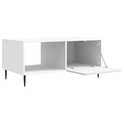 Coffee Table White 90 x 50 x 40 cm Engineered Wood