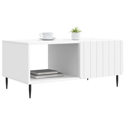Coffee Table White 90 x 50 x 40 cm Engineered Wood