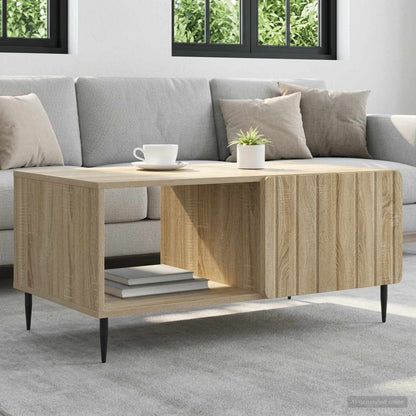 Coffee Table Sonoma Oak 90 x 50 x 40 cm Engineered Wood