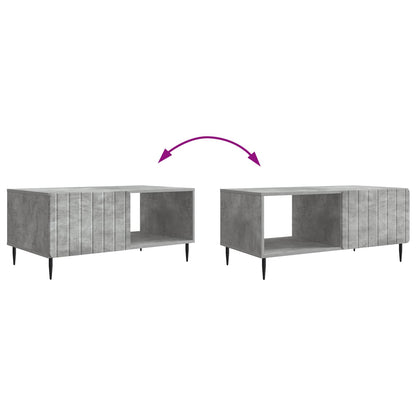 Coffee Table Concrete Grey 90 x 50 x 40 cm Engineered Wood