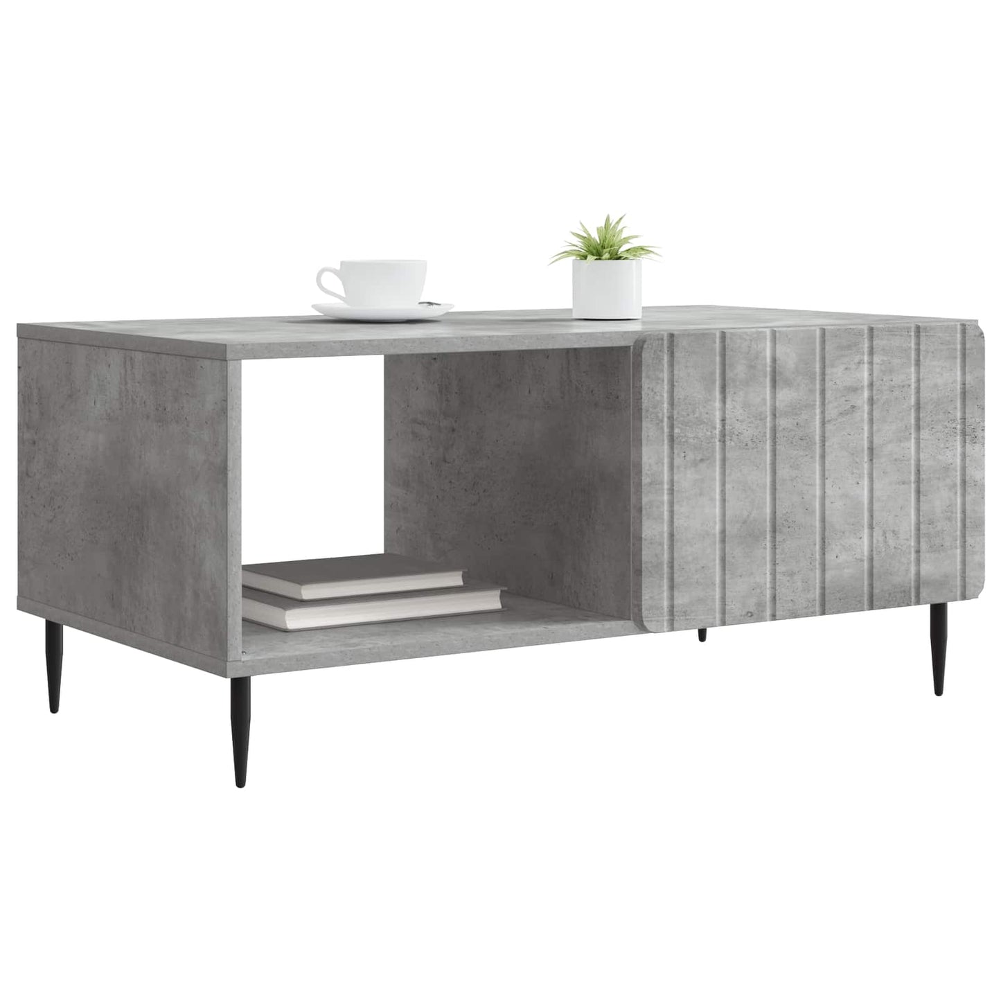 Coffee Table Concrete Grey 90 x 50 x 40 cm Engineered Wood