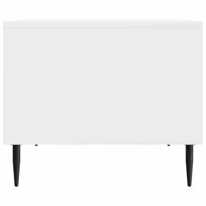 Coffee Table High Gloss White 90 x 50 x 40 cm Engineered Wood