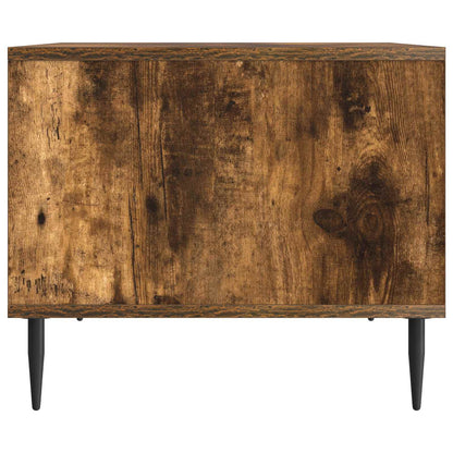 Coffee Table Smoked Oak 90 x 50 x 40 cm Engineered Wood