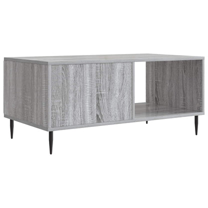 Coffee Table Grey Sonoma 90 x 50 x 40 cm Engineered Wood