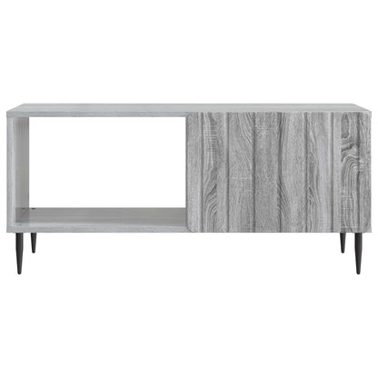 Coffee Table Grey Sonoma 90 x 50 x 40 cm Engineered Wood