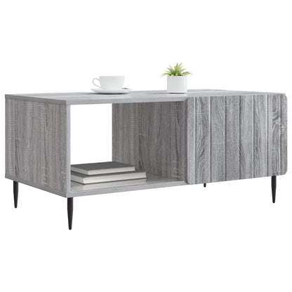 Coffee Table Grey Sonoma 90 x 50 x 40 cm Engineered Wood