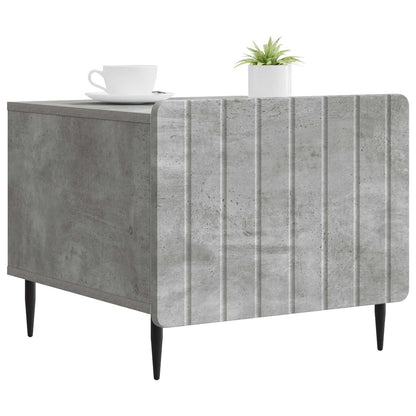 Coffee Table Concrete Grey 49 x 50 x 42 cm Engineered Wood