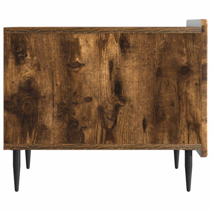 Coffee Table Smoked Oak 49 x 50 x 42 cm Engineered Wood