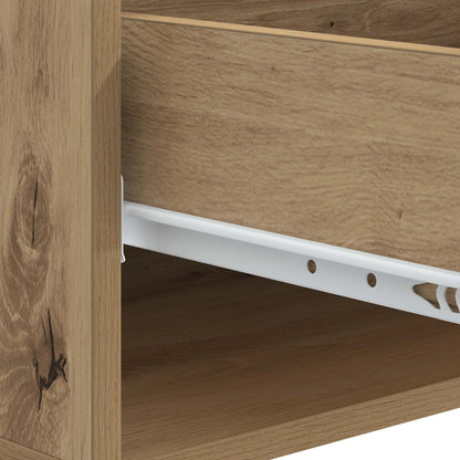 Coffee Table Artisan Oak 49 x 50 x 42 cm Engineered Wood