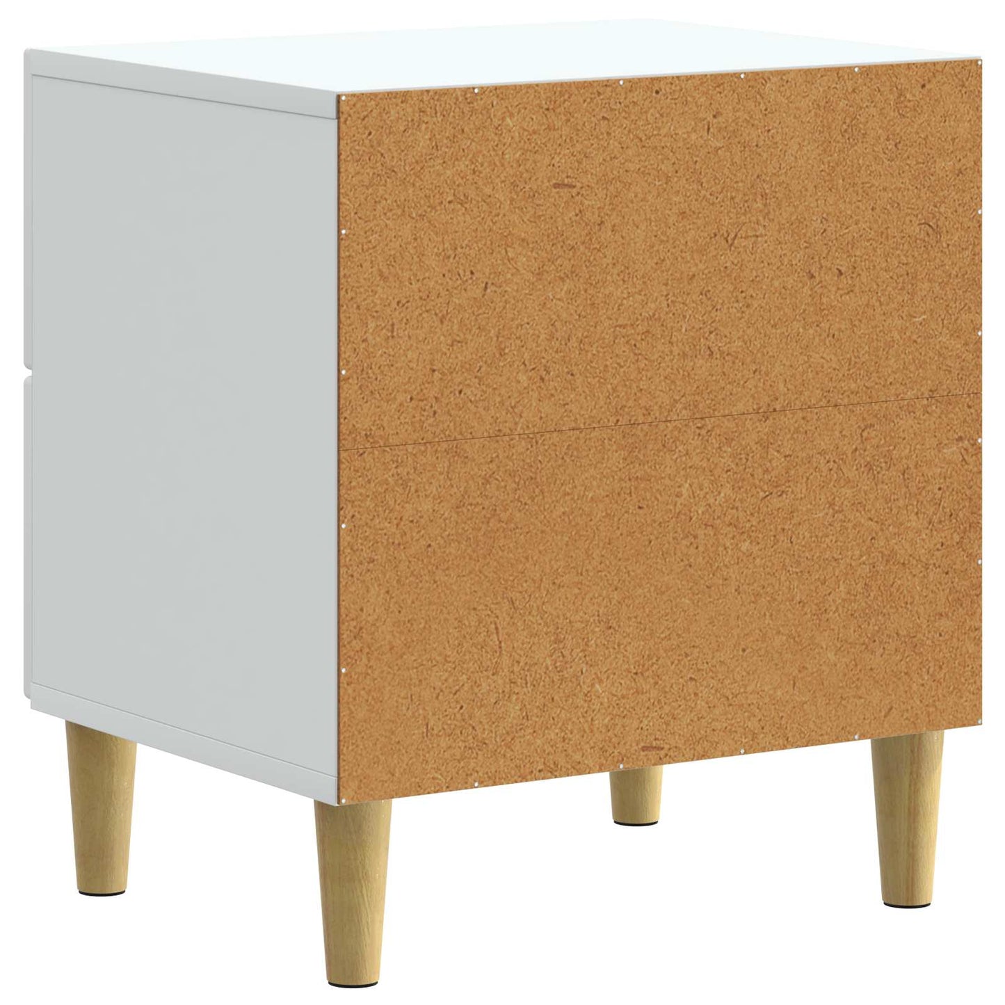 Bedside Cabinet 2 pcs White 43 x 34.5 x 48 cm Engineered Wood