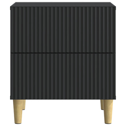 Bedside Cabinet 2 pcs Black 43 x 34.5 x 48 cm Engineered Wood