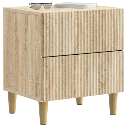 Bedside Cabinet with Drawer 2 pcs Sonoma Oak 43 x 34.5 x 48 cm