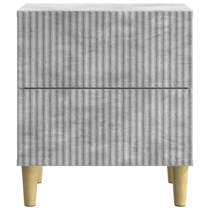 Bedside Cabinet Concrete Grey 43 x 34.5 x 48 cm Engineered Wood