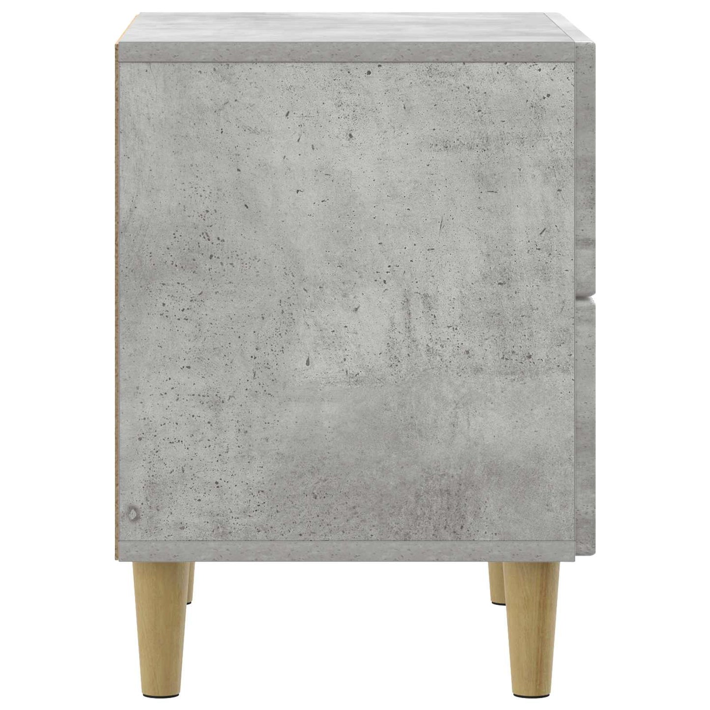 Bedside Cabinet Concrete Grey 43 x 34.5 x 48 cm Engineered Wood