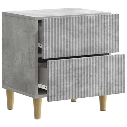 Bedside Cabinet 2 pcs Concrete Grey 43 x 34.5 x 48 cm