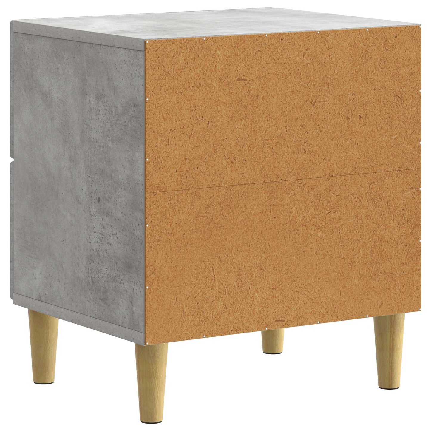 Bedside Cabinet 2 pcs Concrete Grey 43 x 34.5 x 48 cm
