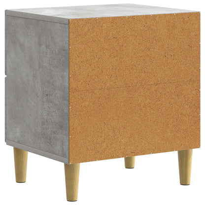 Bedside Cabinet 2 pcs Concrete Grey 43 x 34.5 x 48 cm