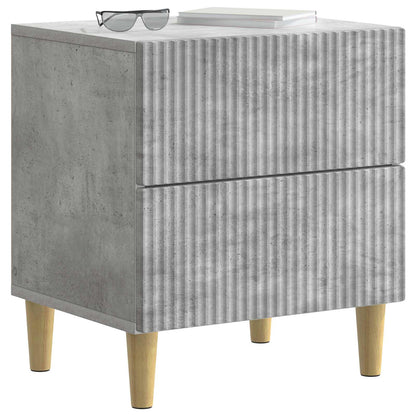 Bedside Cabinet 2 pcs Concrete Grey 43 x 34.5 x 48 cm