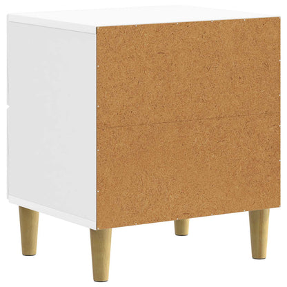 Bedside Cabinet with Drawer High Gloss White 43 x 34.5 x 48 cm