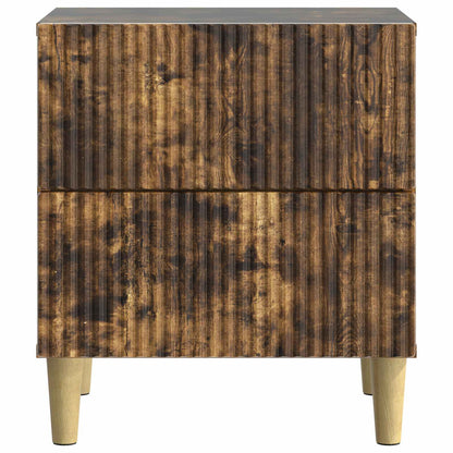 Bedside Cabinet Smoked Oak 43 x 34.5 x 48 cm Engineered Wood