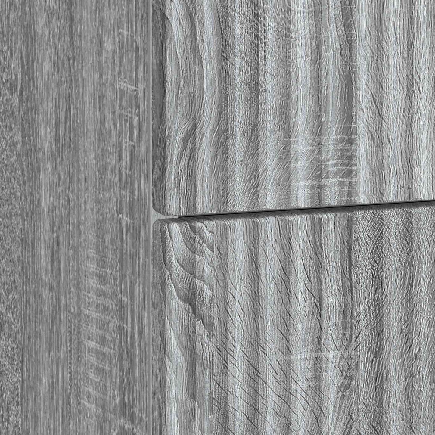 Bedside Cabinet Grey Sonoma 43 x 34.5 x 48 cm Engineered Wood