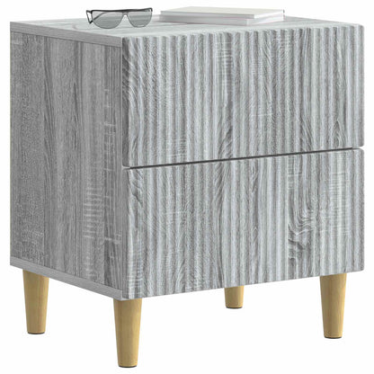 Bedside Cabinet Grey Sonoma 43 x 34.5 x 48 cm Engineered Wood
