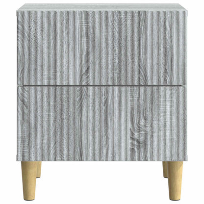 Bedside Cabinet 2 pcs Grey Sonoma 43 x 34.5 x 48 cm