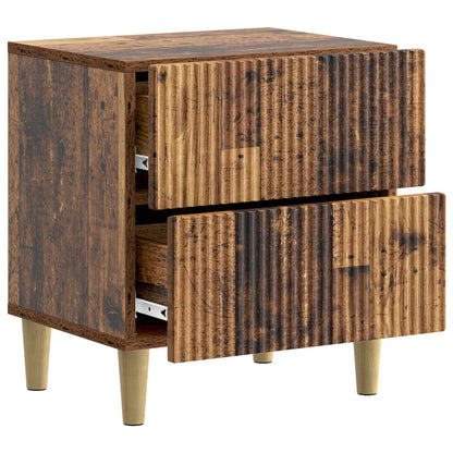 Bedside Cabinet Old Wood 43 x 34.5 x 48 cm Engineered Wood