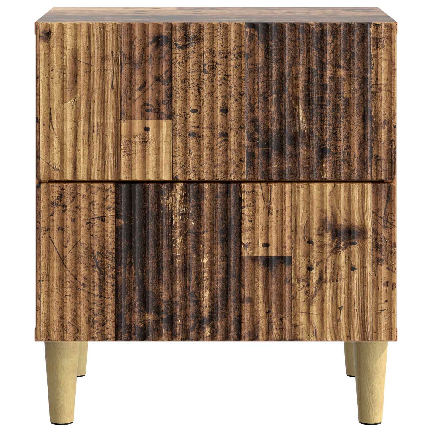 Bedside Cabinet Old Wood 43 x 34.5 x 48 cm Engineered Wood