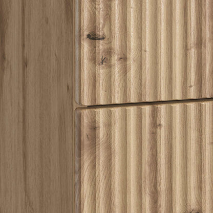 Bedside Cabinet with Drawer 2 pcs Artisan Oak 43 x 34.5 x 48 cm