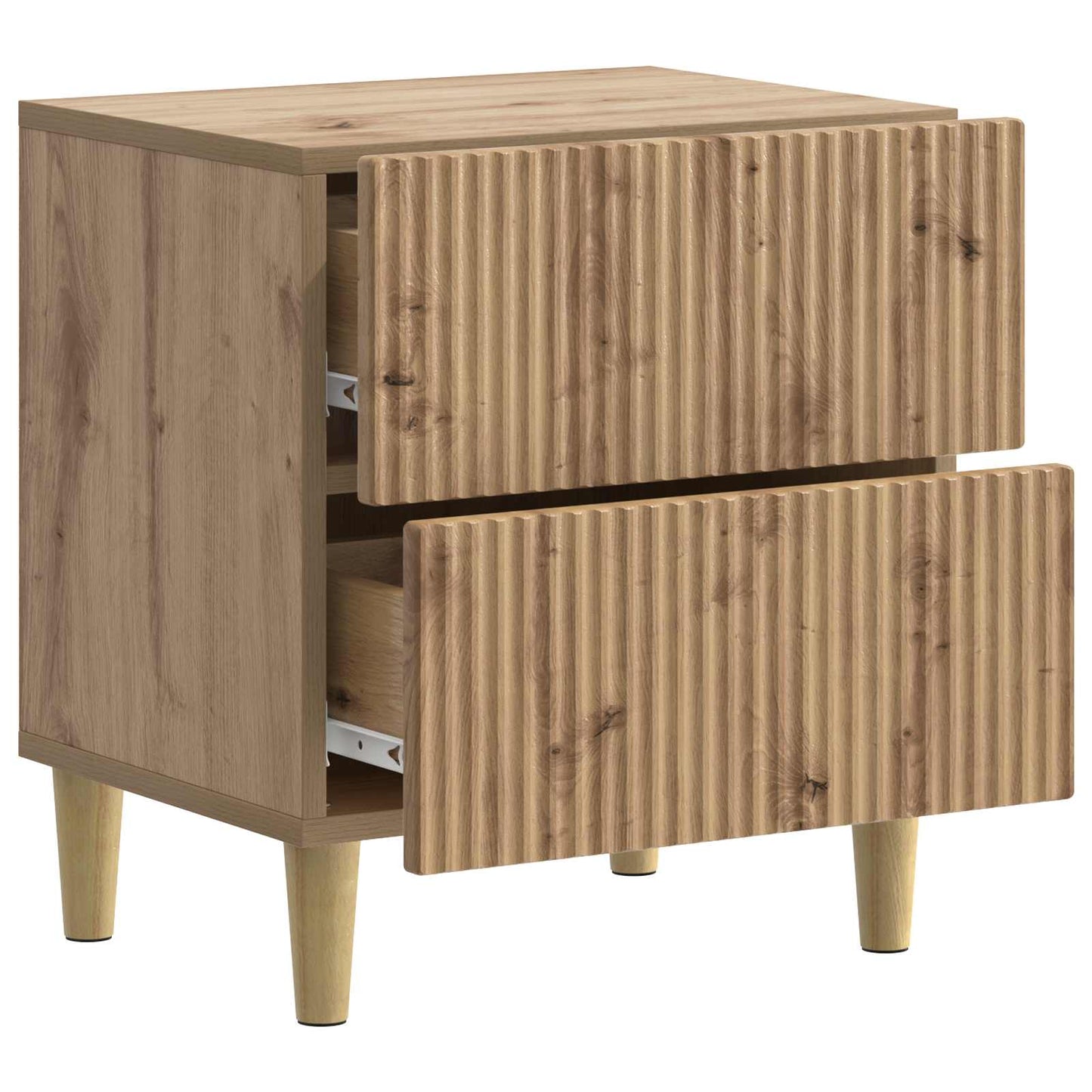 Bedside Cabinet 2 pcs Artisan Oak 43 x 34.5 x 48 cm