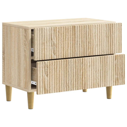 Bedside Cabinet Sonoma Oak 62 x 34.5 x 48 cm Engineered Wood