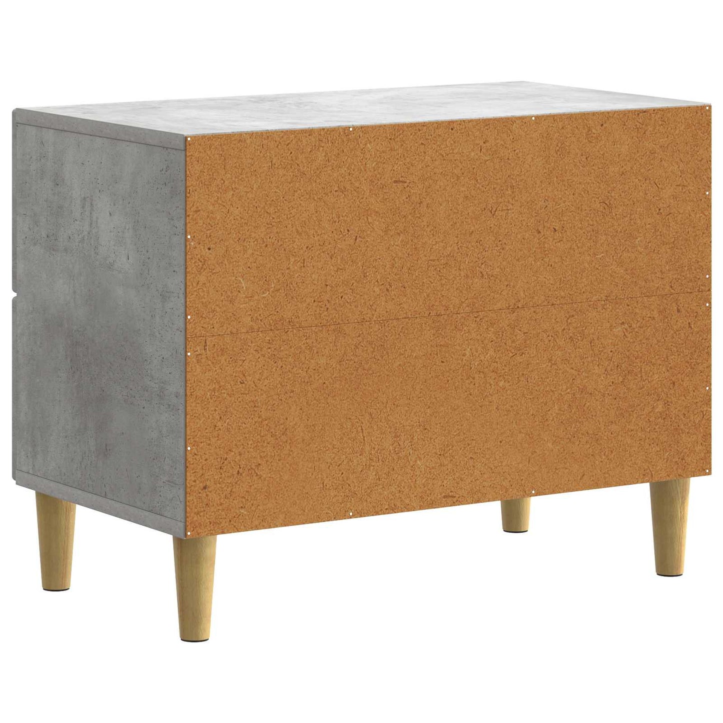 Bedside Cabinet Concrete Grey 62 x 34.5 x 48 cm Engineered Wood