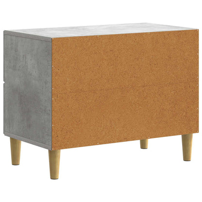 Bedside Cabinet Concrete Grey 62 x 34.5 x 48 cm Engineered Wood