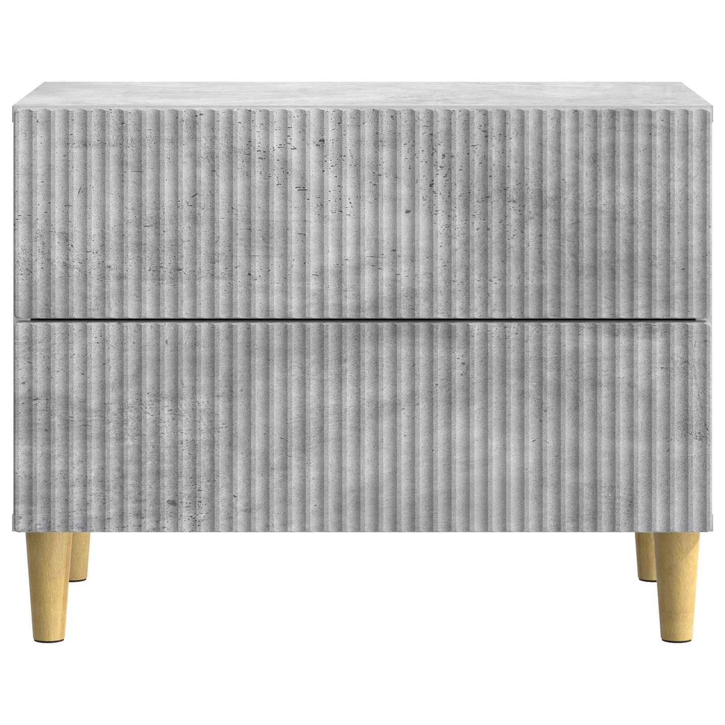 Bedside Cabinet Concrete Grey 62 x 34.5 x 48 cm Engineered Wood