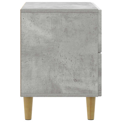 Bedside Cabinet Concrete Grey 62 x 34.5 x 48 cm Engineered Wood
