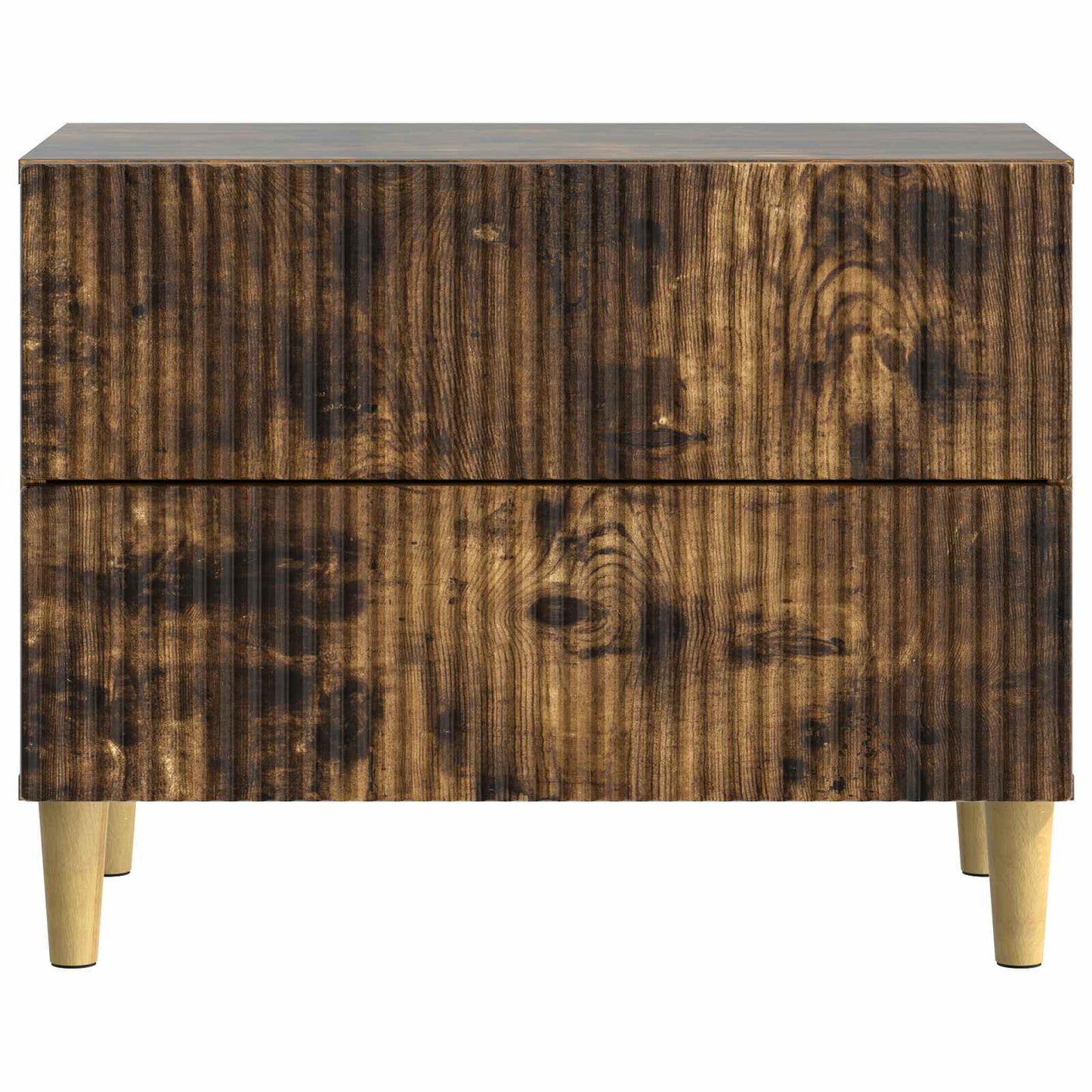 Bedside Cabinet Smoked Oak 62 x 34.5 x 48 cm Engineered Wood