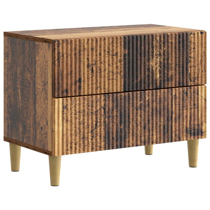 Bedside Cabinet Old Wood 62 x 34.5 x 48 cm Engineered Wood
