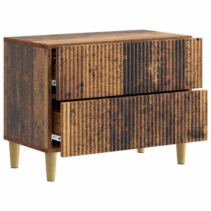 Bedside Cabinet Old Wood 62 x 34.5 x 48 cm Engineered Wood