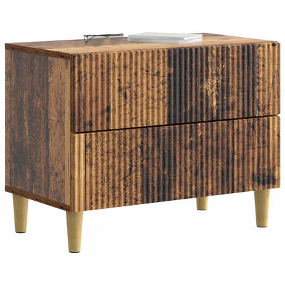 Bedside Cabinet Old Wood 62 x 34.5 x 48 cm Engineered Wood