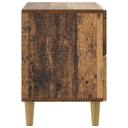 Bedside Cabinet Old Wood 62 x 34.5 x 48 cm Engineered Wood