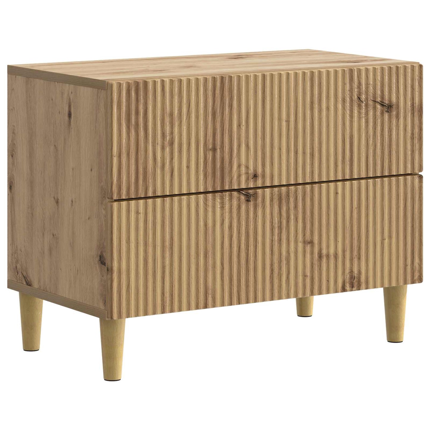 Bedside Cabinet Artisan Oak 62 x 34.5 x 48 cm Engineered Wood