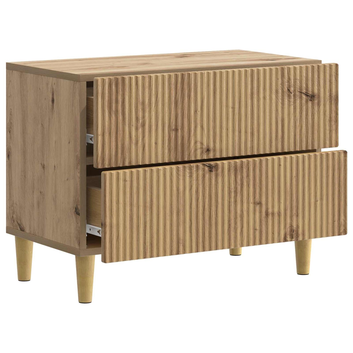 Bedside Cabinet Artisan Oak 62 x 34.5 x 48 cm Engineered Wood