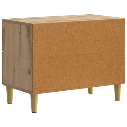 Bedside Cabinet Artisan Oak 62 x 34.5 x 48 cm Engineered Wood