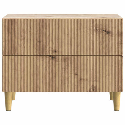 Bedside Cabinet Artisan Oak 62 x 34.5 x 48 cm Engineered Wood